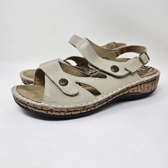 Propet Jocelyn Womens sz 10 W D Comfortable Sandal Cream Color - Picture 1 of 8